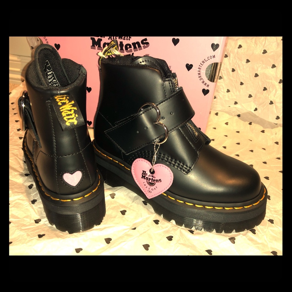 Dr. Martens X Lazy Oaf 💕 Lo Buckle Boots
